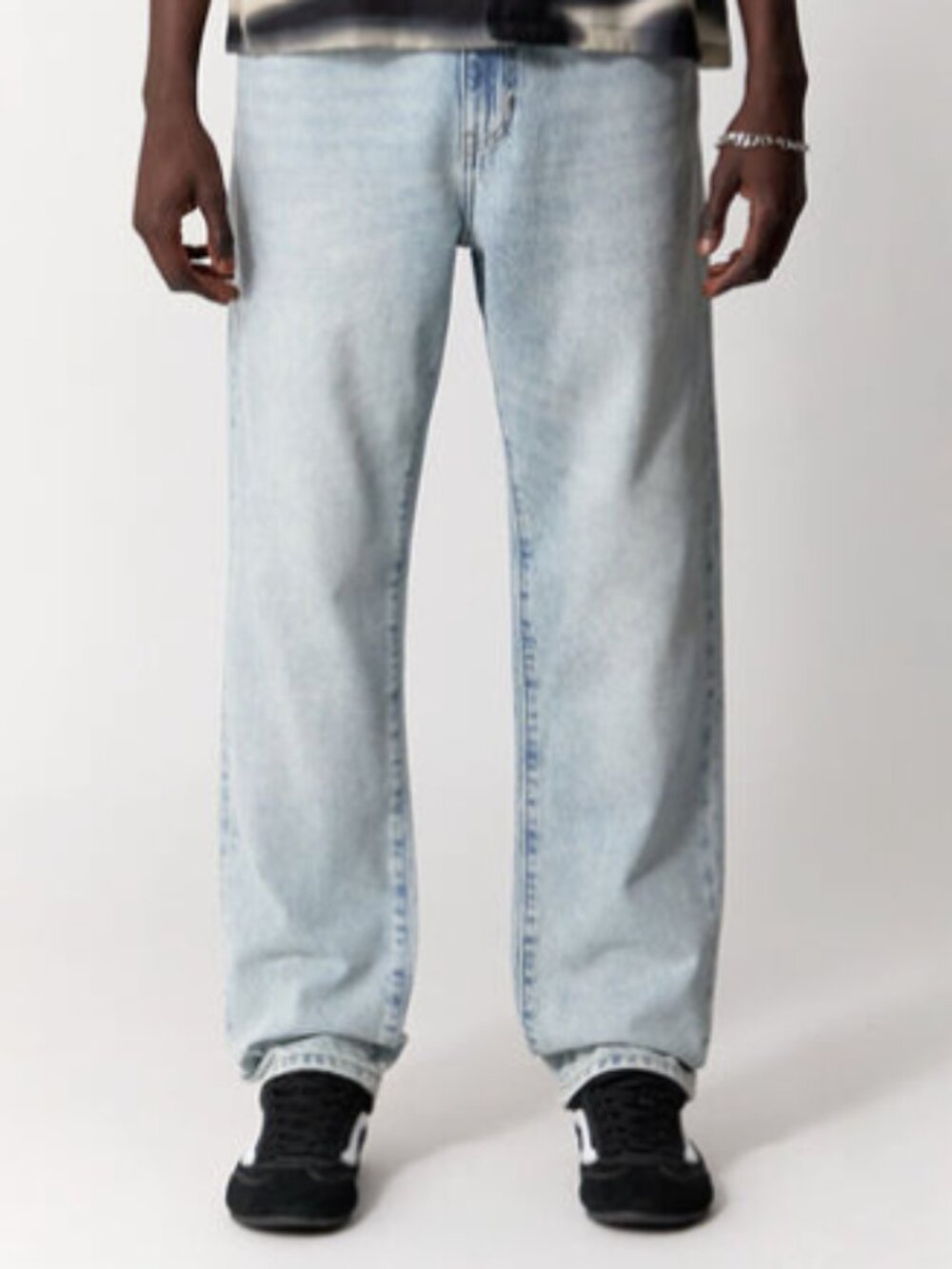 Pacsun Cade Striaght Leg Light Indigo Wash Jeans